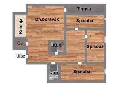 Troiposoban stan, Novi Sad, Stari Majur, prodaja, 85m2, 182450e, id1166635